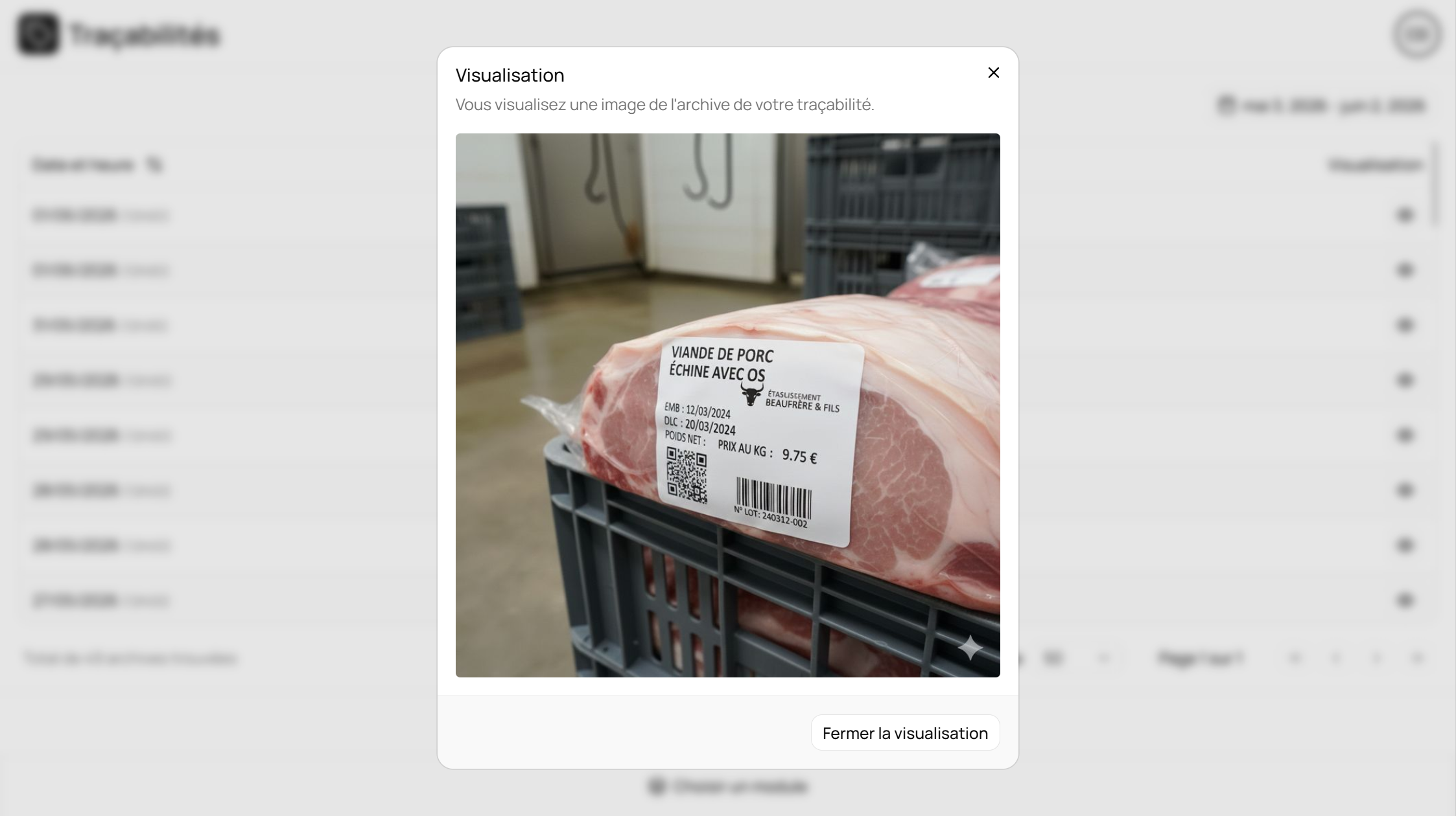 Traçabilités