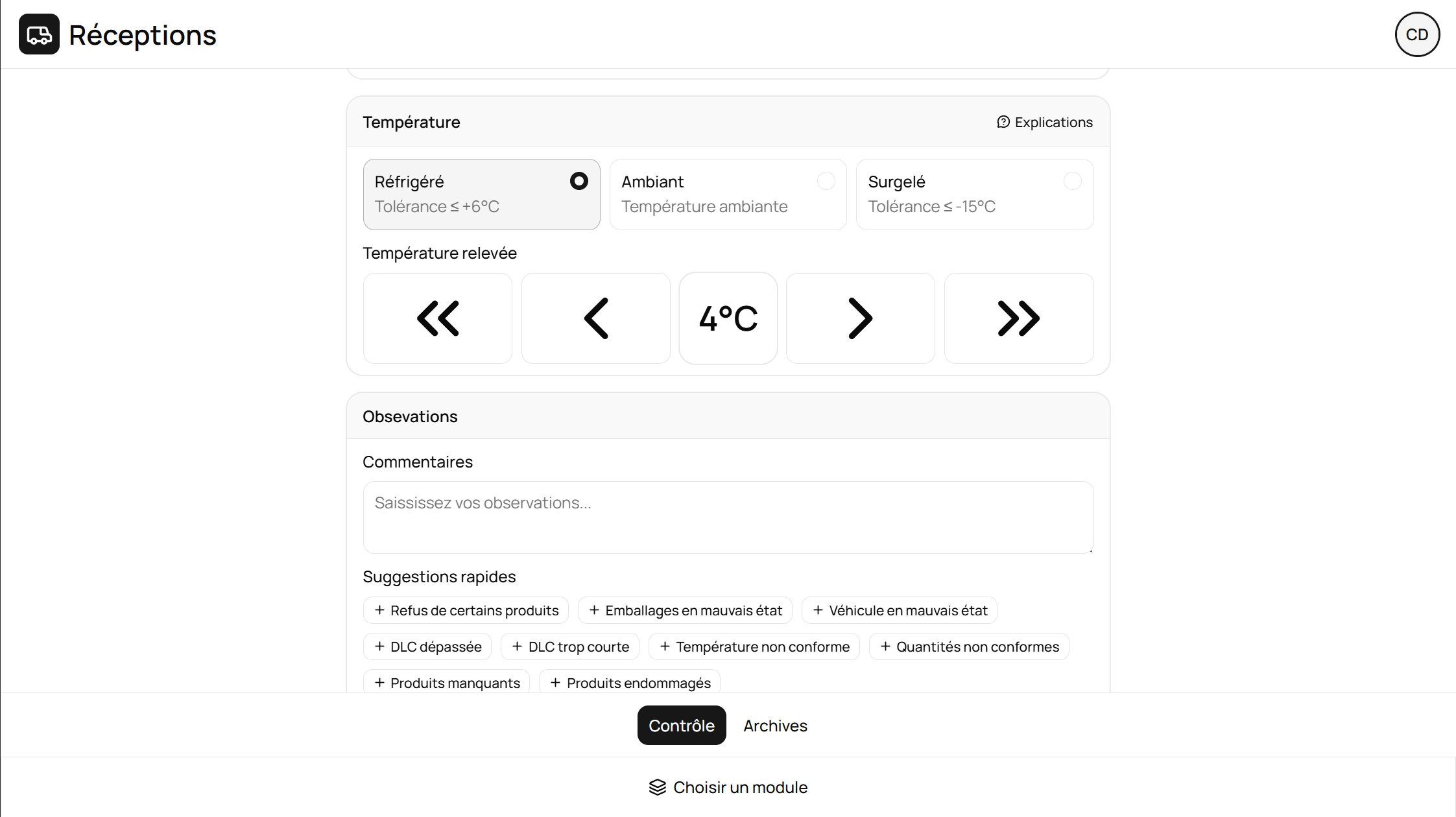 Vos contrôles du jour, faits en quelques secondes